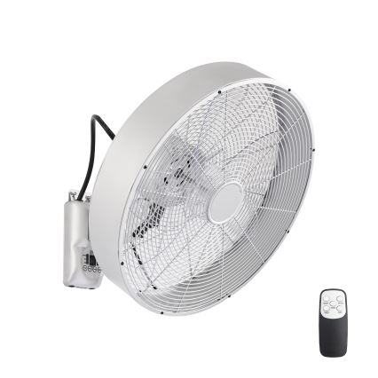 ZEVENTI - Wandventilator FANNY 50W/230V mat chroom + afstandsbediening