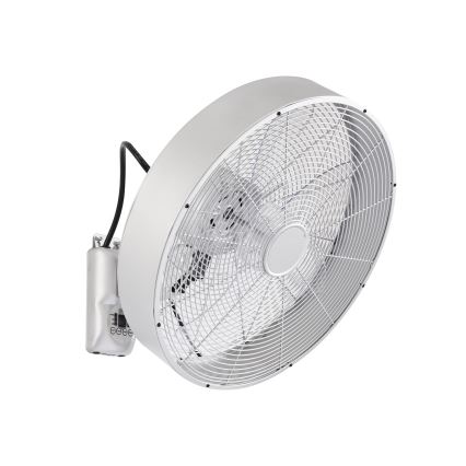 ZEVENTI - Wandventilator FANNY 50W/230V mat chroom + afstandsbediening