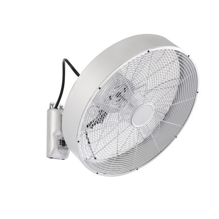 ZEVENTI - Wandventilator FANNY 50W/230V mat chroom + afstandsbediening