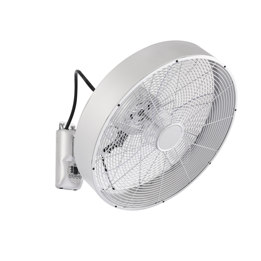 ZEVENTI - Wandventilator FANNY 50W/230V mat chroom + afstandsbediening