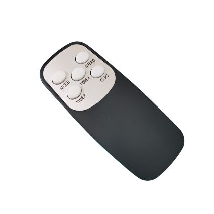 ZEVENTI - Wandventilator FANNY 50W/230V zwart + afstandsbediening