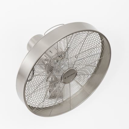 ZEVENTI - Wandventilator FREEZE 50W/230V diameter 40 cm mat chroom + afstandsbediening