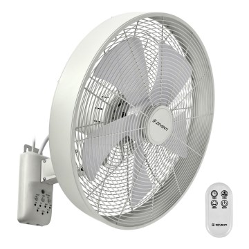 ZEVENTI - Wandventilator FREEZE 50W/230V diameter 40 cm wit + afstandsbediening