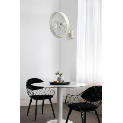 ZEVENTI - Wandventilator FREEZE 50W/230V diameter 40 cm wit + afstandsbediening