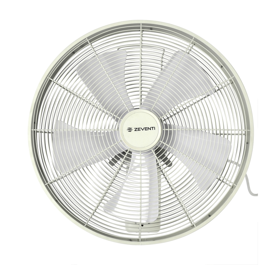 ZEVENTI - Wandventilator FREEZE 50W/230V diameter 40 cm wit + afstandsbediening