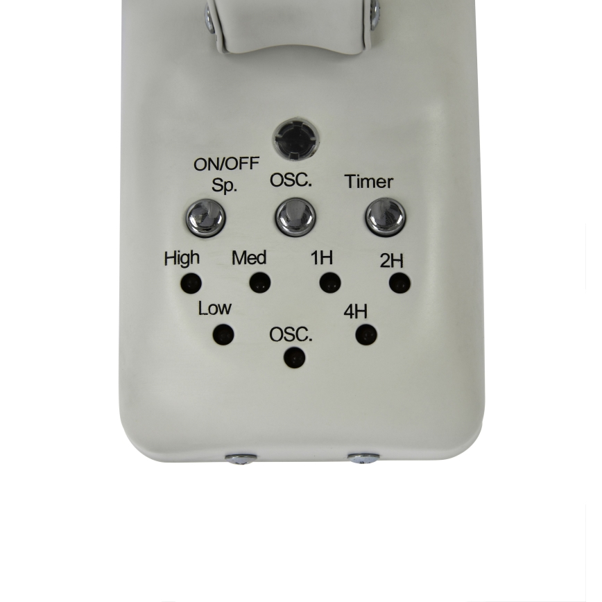 ZEVENTI - Wandventilator FREEZE 50W/230V diameter 40 cm wit + afstandsbediening
