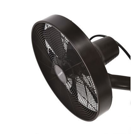 ZEVENTI - Wandventilator FREEZE 50W/230V diameter 40 cm zwart/bruin + afstandsbediening