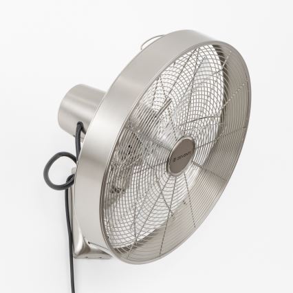 ZEVENTI - Wandventilator FREEZE 50W/230V Ø 45 cm mat chroom + afstandsbediening
