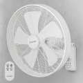 ZEVENTI - Wandventilator FREEZE 50W/230V Ø 45 cm wit + afstandsbediening