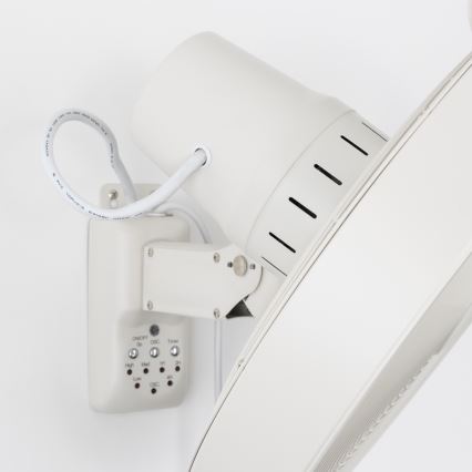 ZEVENTI - Wandventilator FREEZE 50W/230V Ø 45 cm wit + afstandsbediening