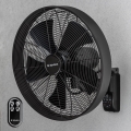 ZEVENTI - Wandventilator FREEZE 50W/230V Ø 45 cm zwart + afstandsbediening