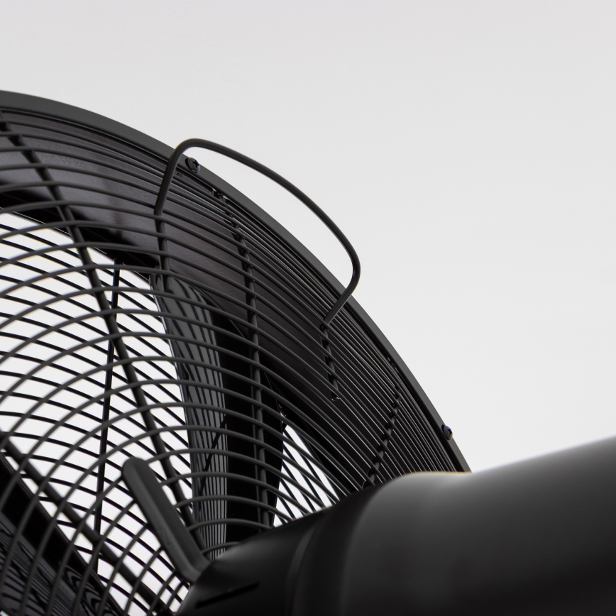 ZEVENTI - Wandventilator FREEZE 50W/230V Ø 45 cm zwart + afstandsbediening