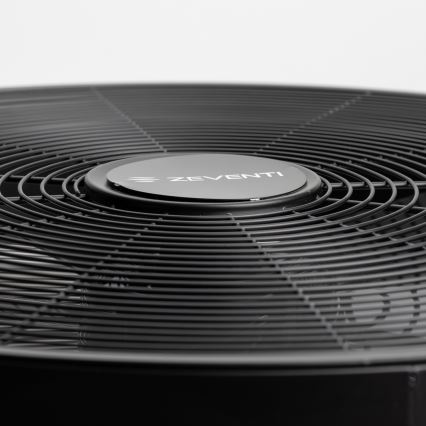 ZEVENTI - Wandventilator FREEZE 50W/230V Ø 45 cm zwart + afstandsbediening