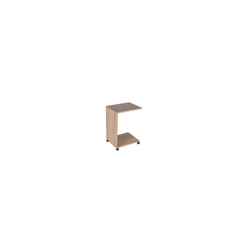 Zijtafel 65x35 cm bruin
