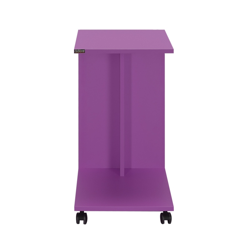 Zijtafel 65x35 cm paars