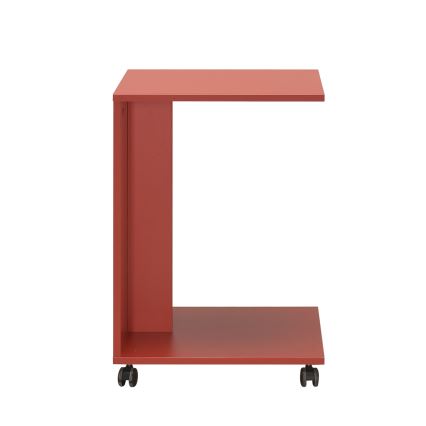 Zijtafel 65x35 cm rood