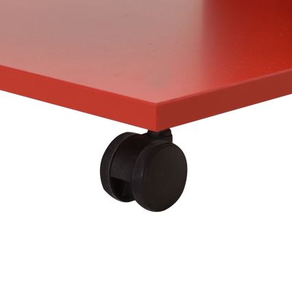 Zijtafel 65x35 cm rood