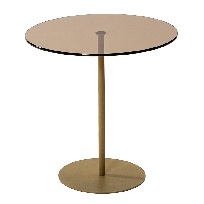 Zijtafel CHILL 50x50 cm goud/brons