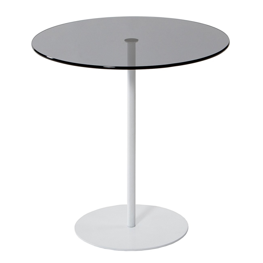 Zijtafel CHILL 50x50 cm wit/zwart