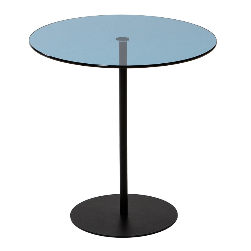 Zijtafel CHILL 50x50 cm zwart/blauw
