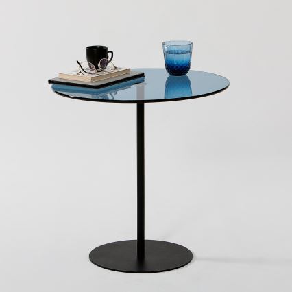 Zijtafel CHILL 50x50 cm zwart/blauw