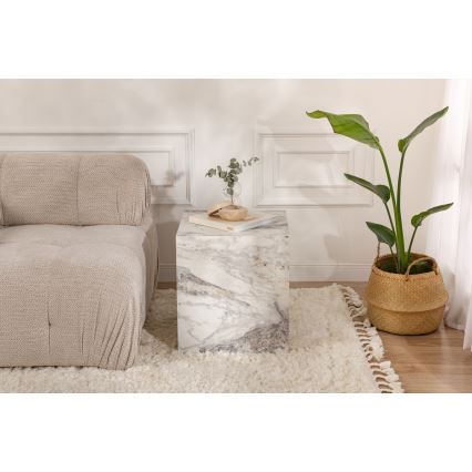 Zijtafel KUP 50x45 cm marmeren decor