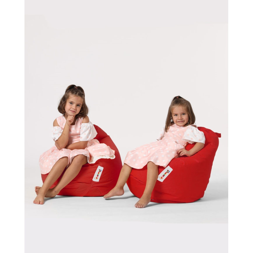 Zitzak 60x60 cm rood