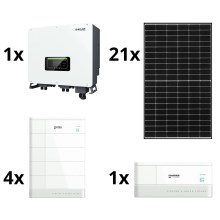 Zonne-energie Kit SOFAR Solar -9,66kWp JINKO + hybride omzetter 3f+10,24 kWh batterij