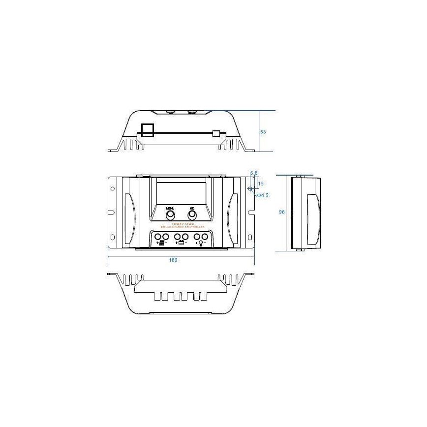 Zonne-energie Oplaad Regelaar MPPT MT1550EU 12V/15A