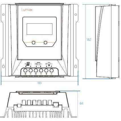 Zonne-energie Oplaad Regelaar MPPT MT3075 12/24V/30A