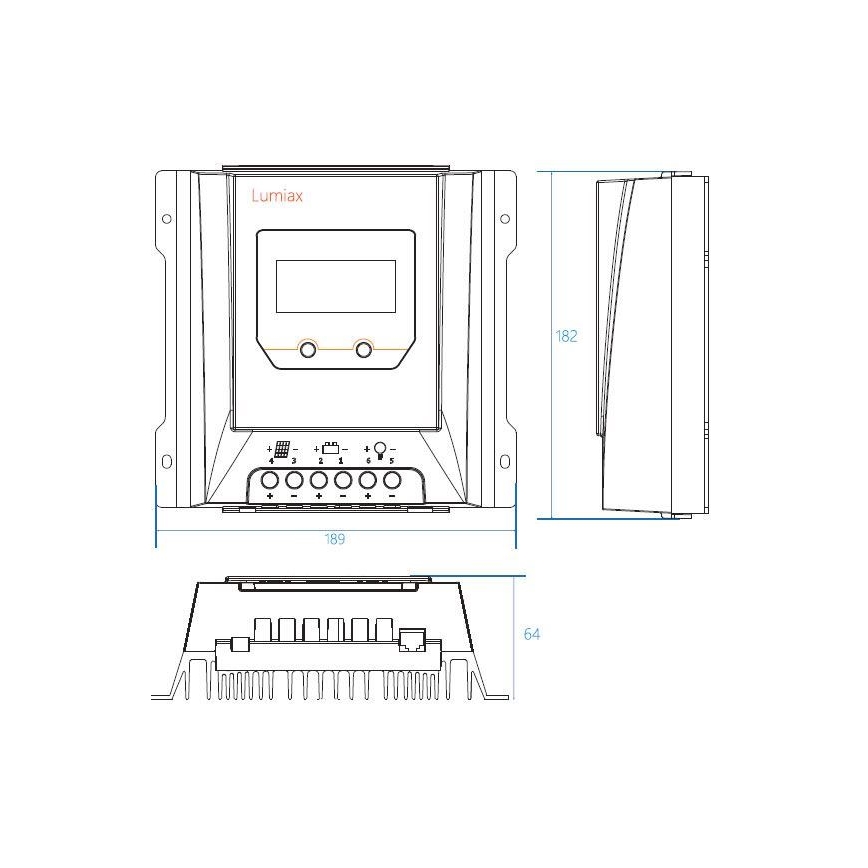 Zonne-energie Oplaad Regelaar MPPT MT3075 12/24V/30A