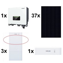 Zonne-kit SOFAR Solar - 14,8kWp panel RISEN Full Black +15kW SOLAX omvormer 3p + 15kWh batterij SOFAR met een batterijcontrole-eenheid