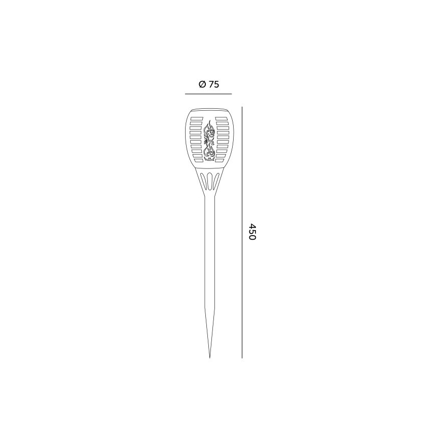Zonne-LED-lamp SPARKLE LED/1xAAA 1600K IP44 200 mAh