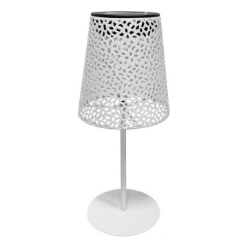 Zonne-LED-tafellamp LUVETRA LED/1xAA 4000K IP44 200 mAh wit