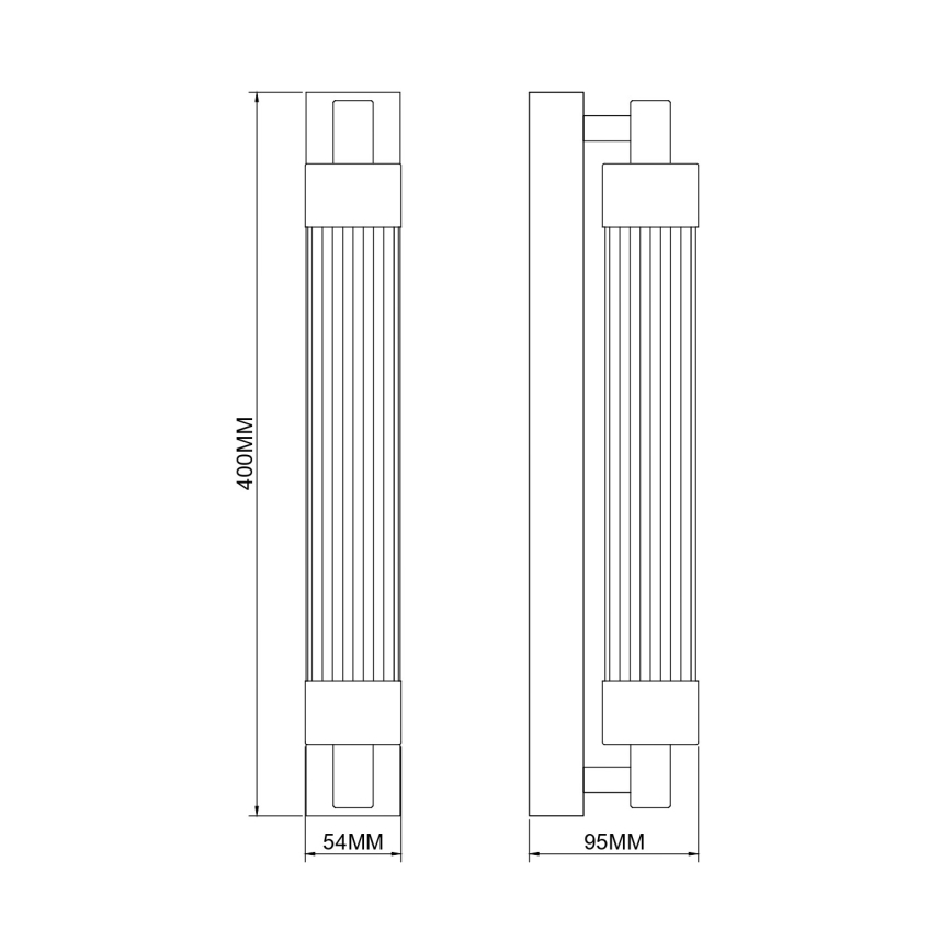 Zuma Line - LED wandlamp LED/8W/230V messing