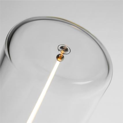 Zuma Line - LED Dimbare Oplaadbare Tafellamp LED/0,5W/230V zwart IP54