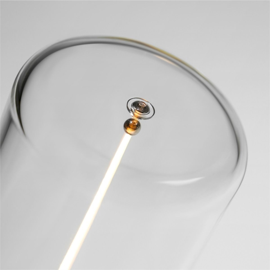 Zuma Line - LED Dimbare Oplaadbare Tafellamp LED/0,5W/230V zwart IP54