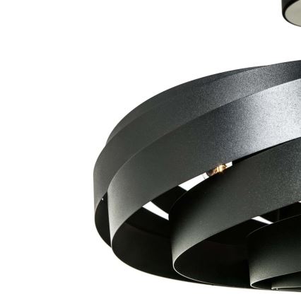 Zuma Line - Hanglamp met vaste pendel 4xE27/40W/230V zwart