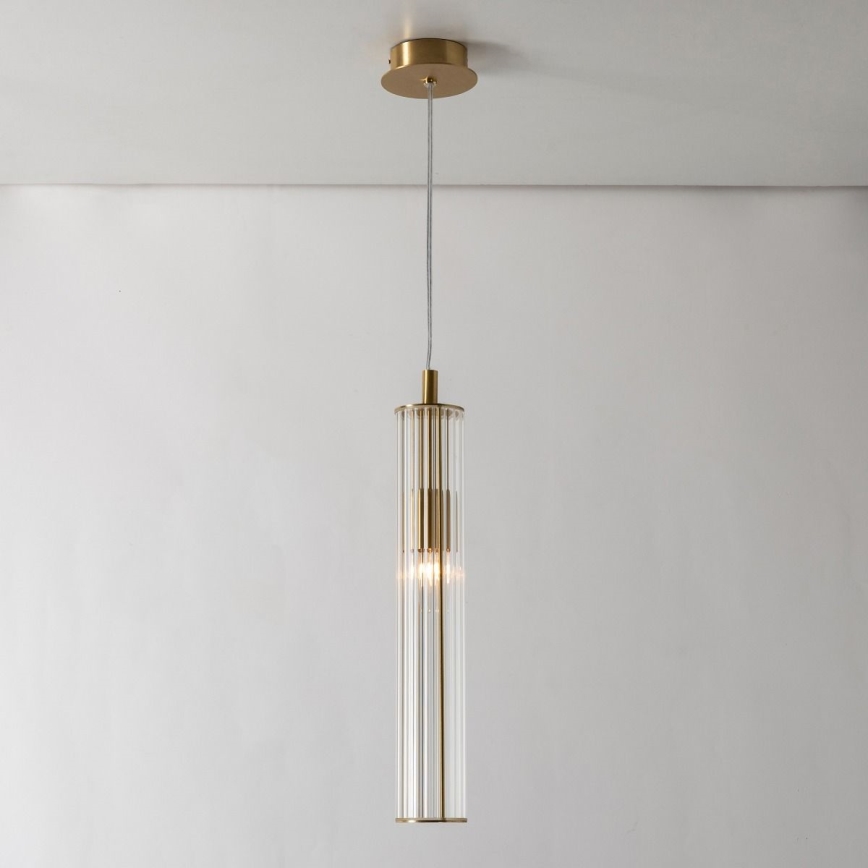 Zuma Line - Hanglamp aan kabel 1xE14/7W/230V goud
