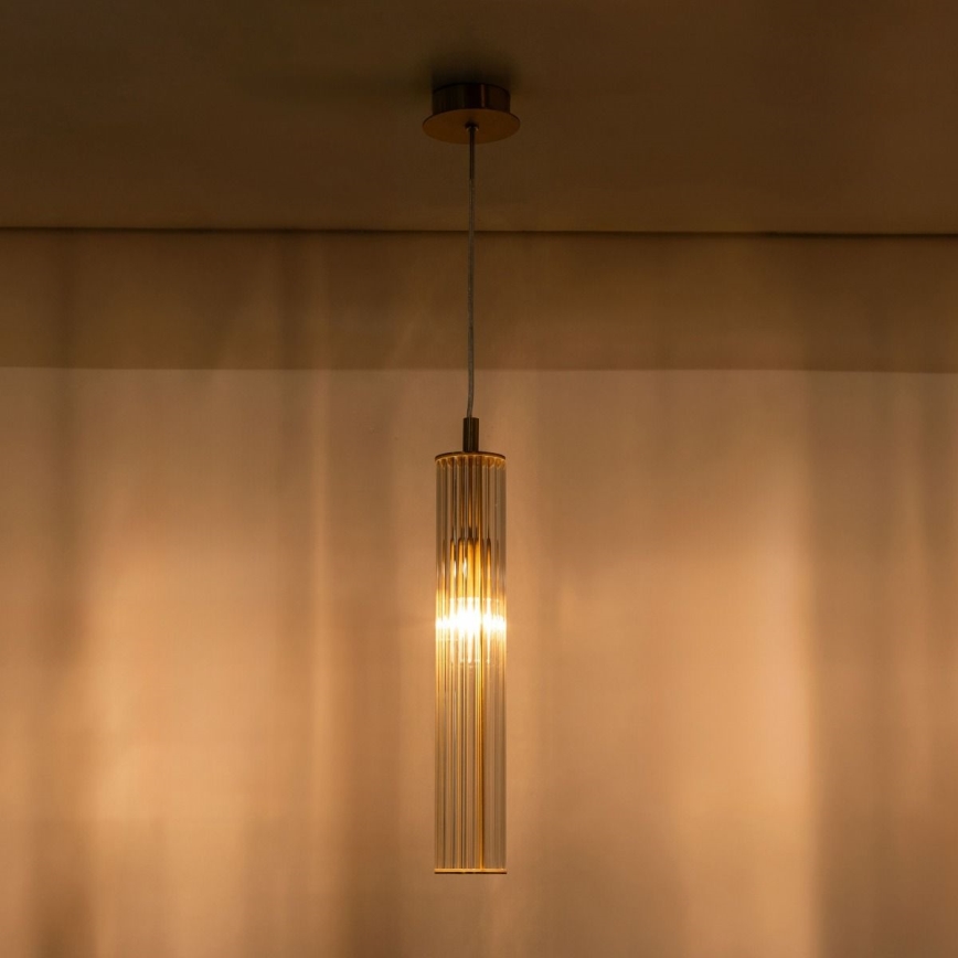 Zuma Line - Hanglamp aan kabel 1xE14/7W/230V goud