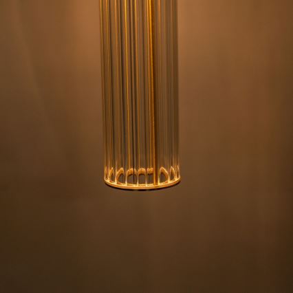 Zuma Line - Hanglamp aan kabel 1xE14/7W/230V goud