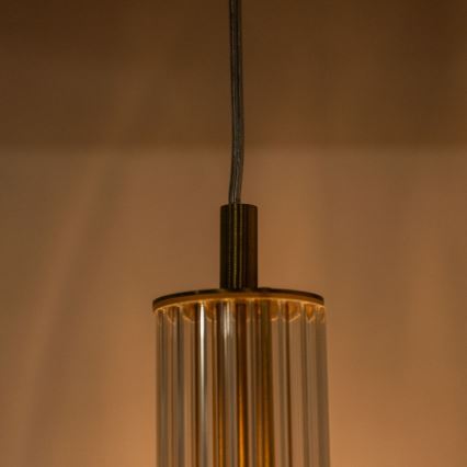 Zuma Line - Hanglamp aan kabel 1xE14/7W/230V goud