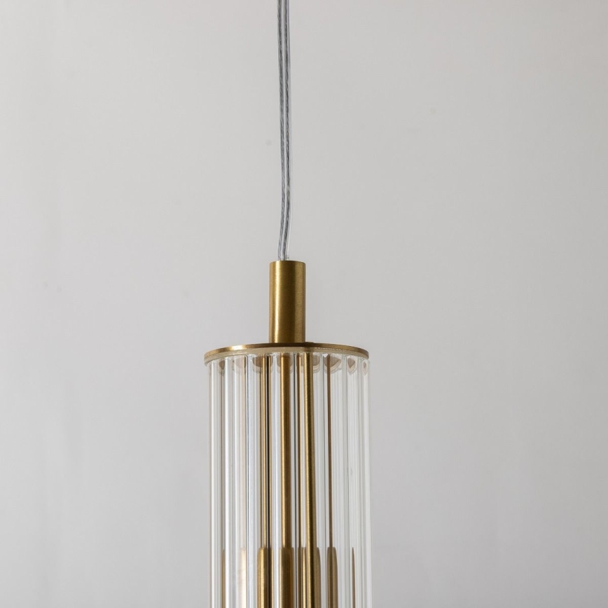 Zuma Line - Hanglamp aan kabel 1xE14/7W/230V goud