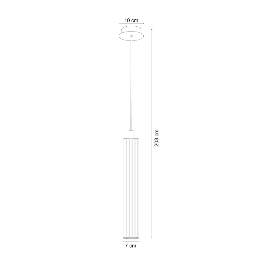Zuma Line - Hanglamp aan kabel 1xE14/7W/230V goud