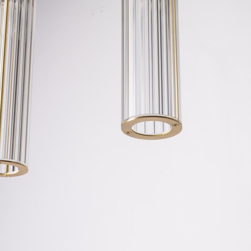 Zuma Line - Hanglamp aan kabel, 4x E14/7W/230V, goudkleurig