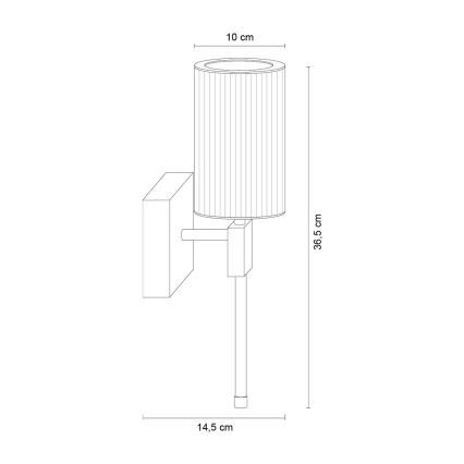 Zuma Line - Wandlamp 1xE14/7W/230V goudkleurig