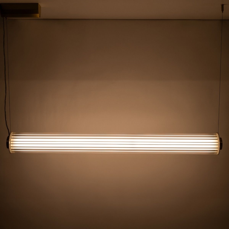 Zuma Line - LED-dimbare hanglamp aan kabel LED/39W/230V 2700-6500K goudkleurig + afstandsbediening