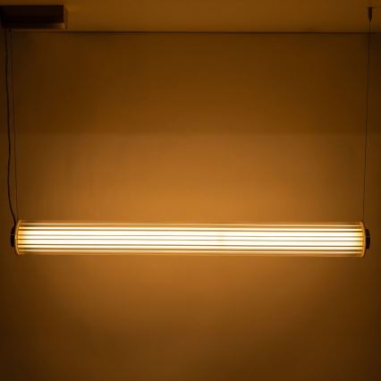 Zuma Line - LED-dimbare hanglamp aan kabel LED/39W/230V 2700-6500K goudkleurig + afstandsbediening