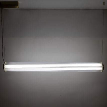 Zuma Line - LED-dimbare hanglamp aan kabel LED/39W/230V 2700-6500K goudkleurig + afstandsbediening