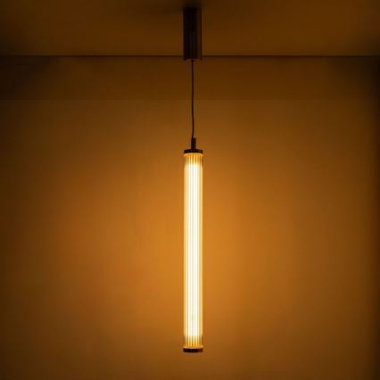 Zuma Line - Dimbare LED-hanglamp met kabel LED/26W/230V 2700-6500K goudkleurig + afstandsbediening